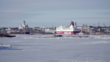 Die Ostsee Helsinki totale Hafen