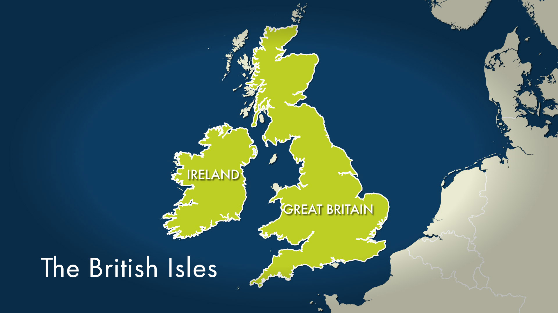 The smallest island is great britain